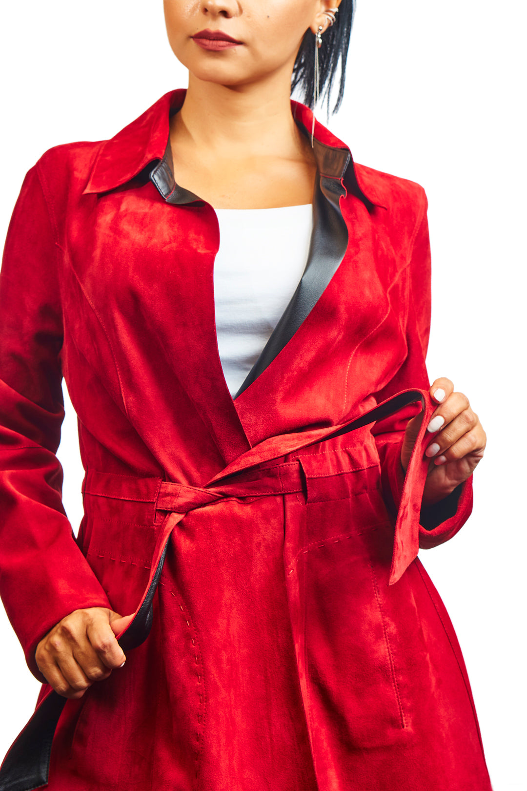 Hydas Reversible Suede Leather Jacket