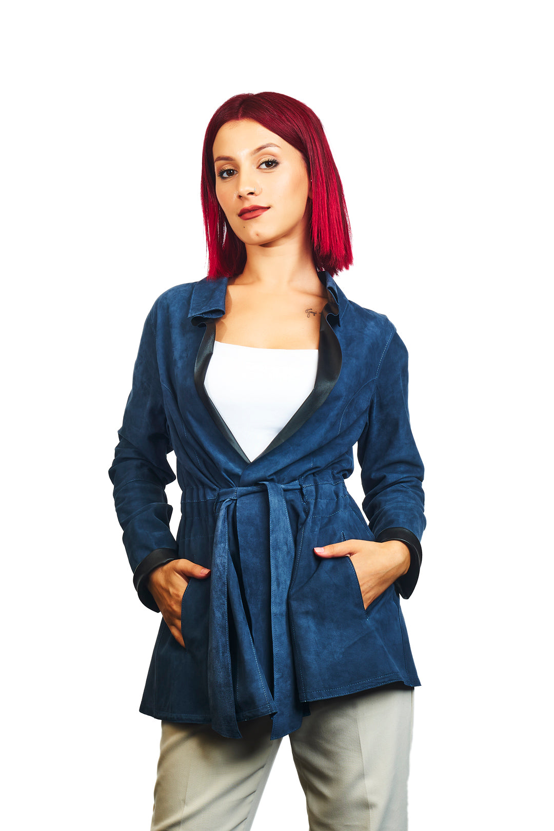 Hydas Reversible Suede Leather Jacket