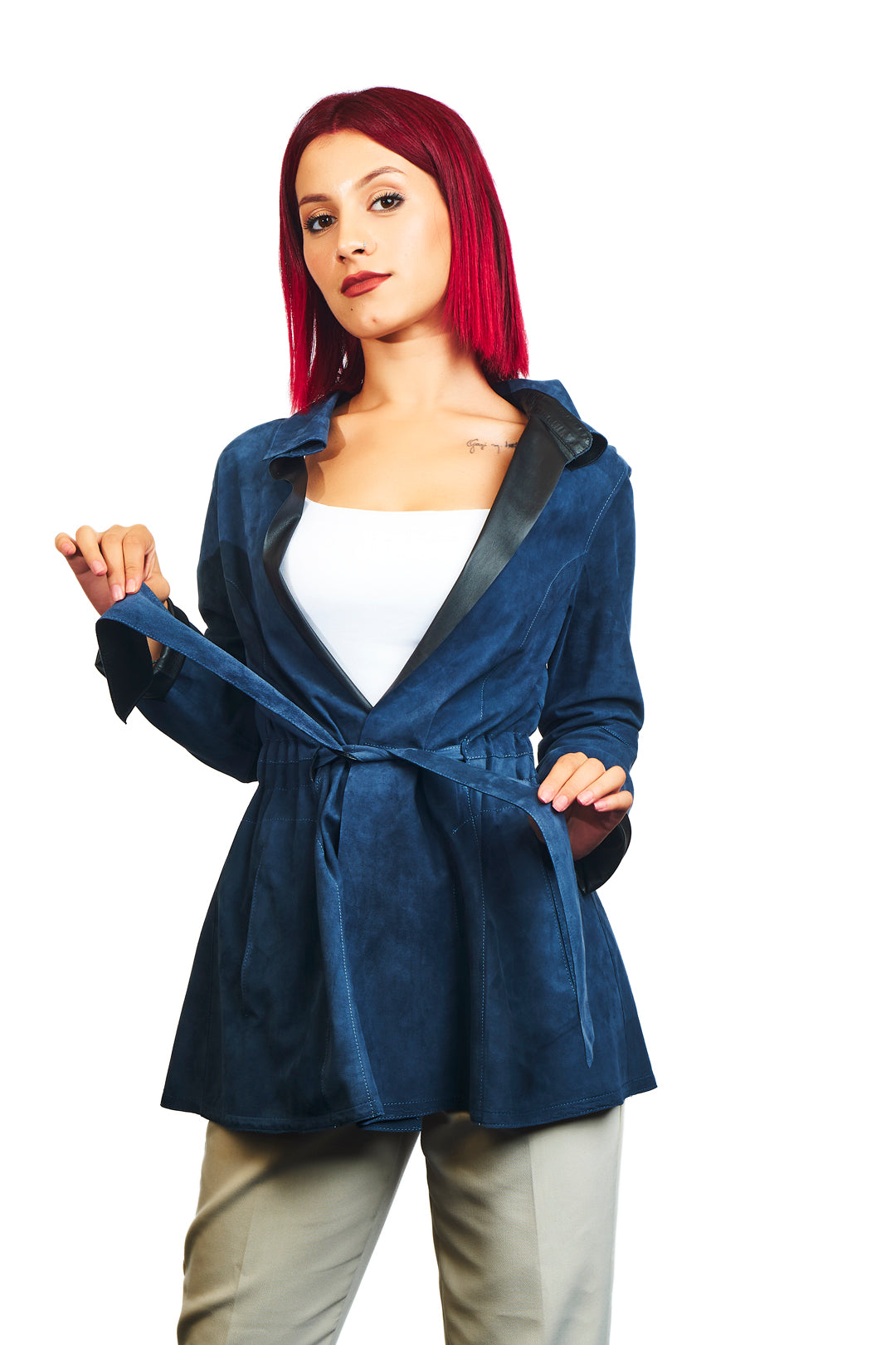 Hydas Reversible Suede Leather Jacket