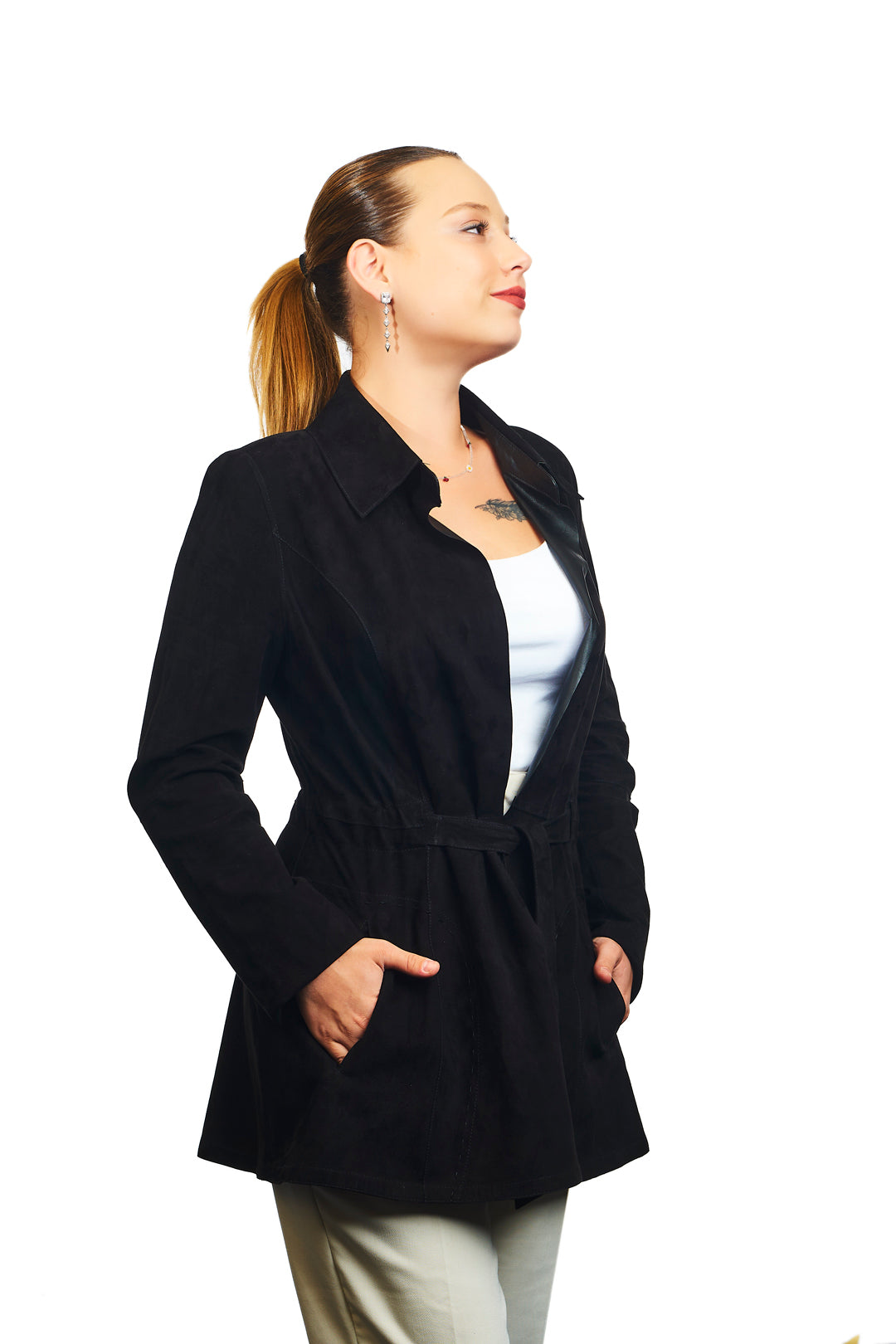 Hydas Reversible Suede Leather Jacket