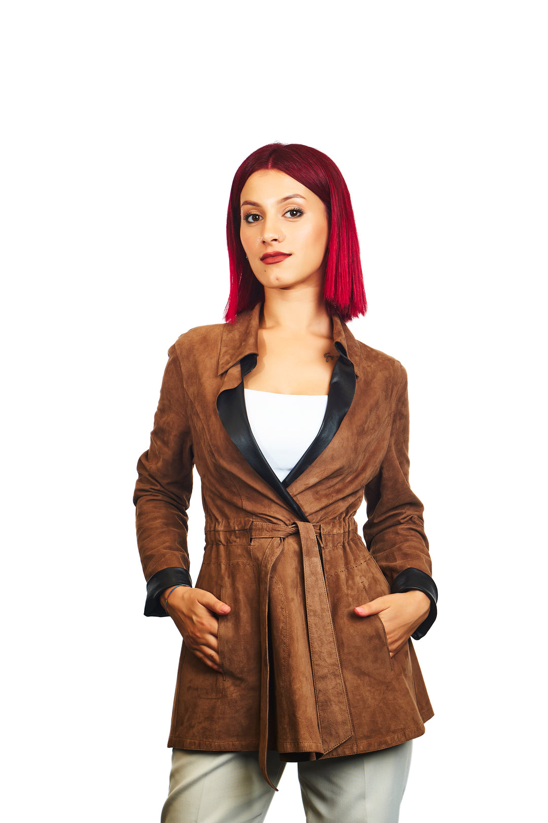 Hydas Reversible Suede Leather Jacket