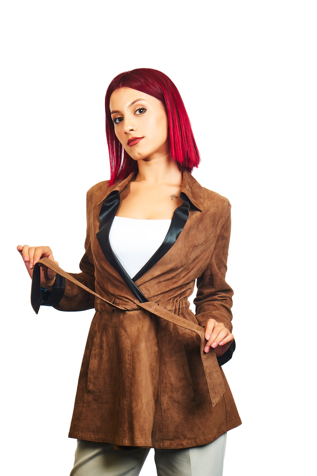 Hydas Reversible Suede Leather Jacket