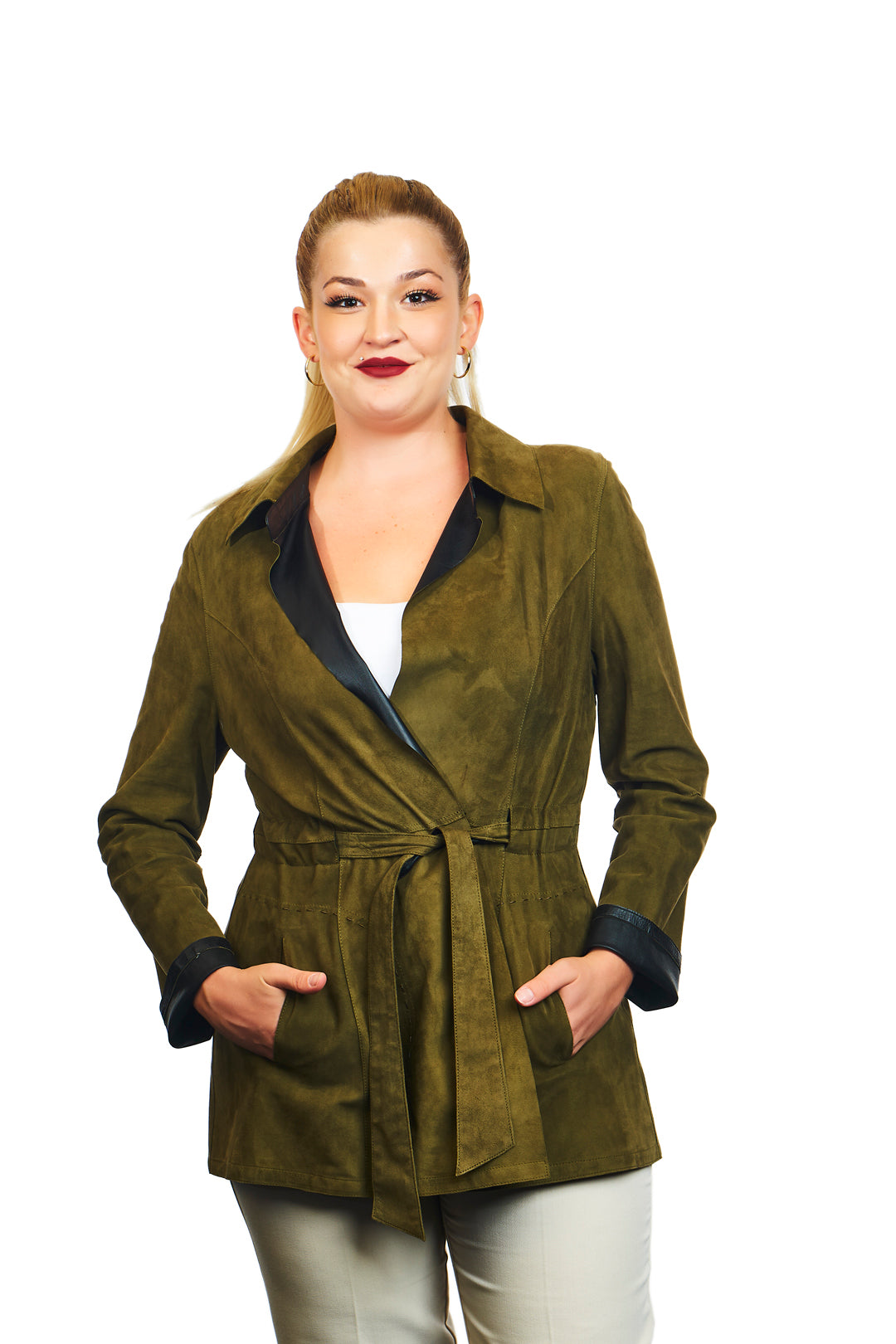 Hydas Reversible Suede Leather Jacket