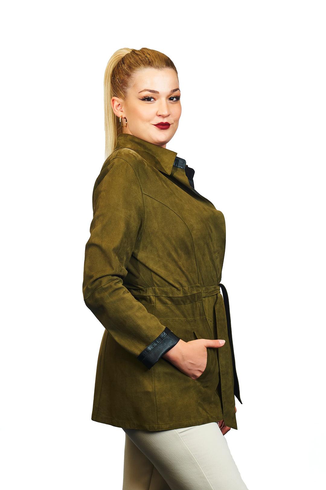 Hydas Reversible Suede Leather Jacket