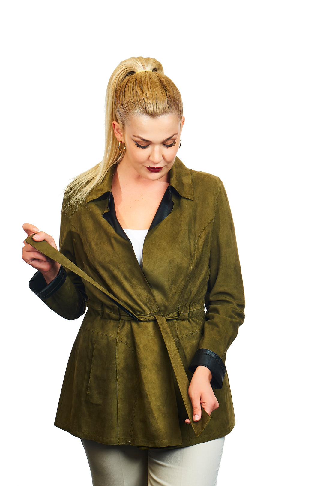 Hydas Reversible Suede Leather Jacket