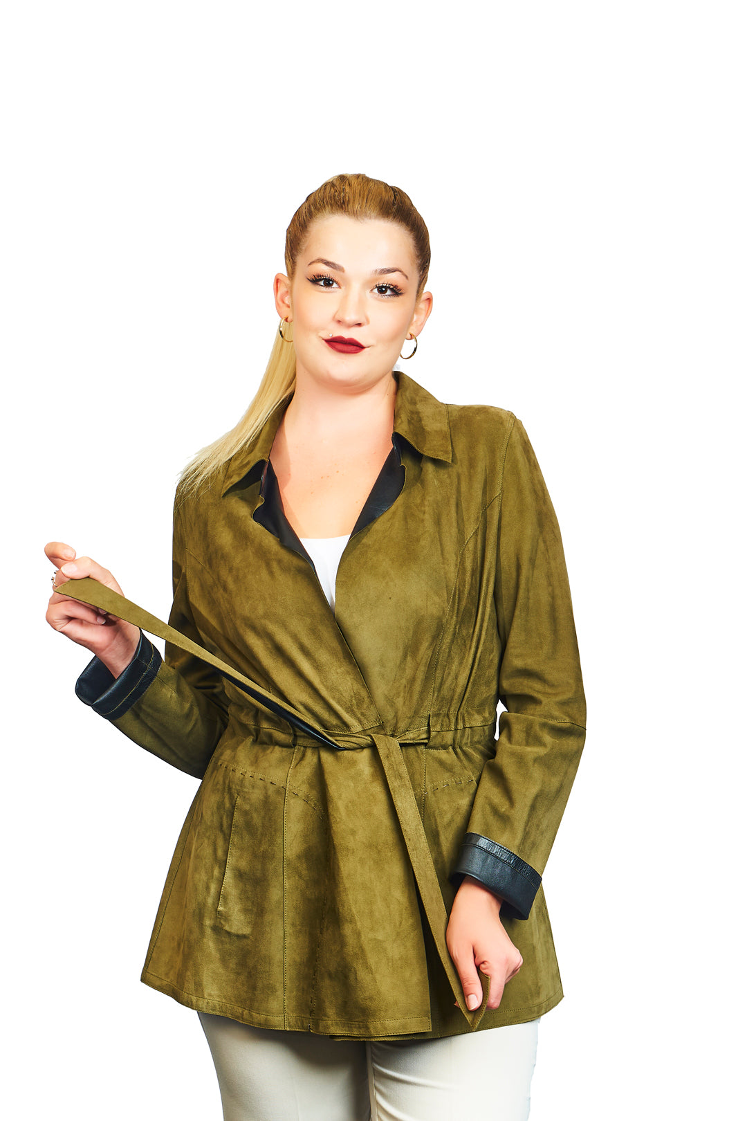 Hydas Reversible Suede Leather Jacket