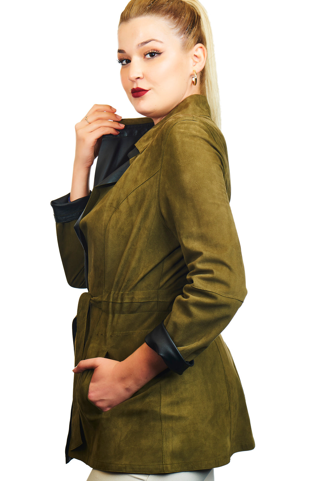 Hydas Reversible Suede Leather Jacket