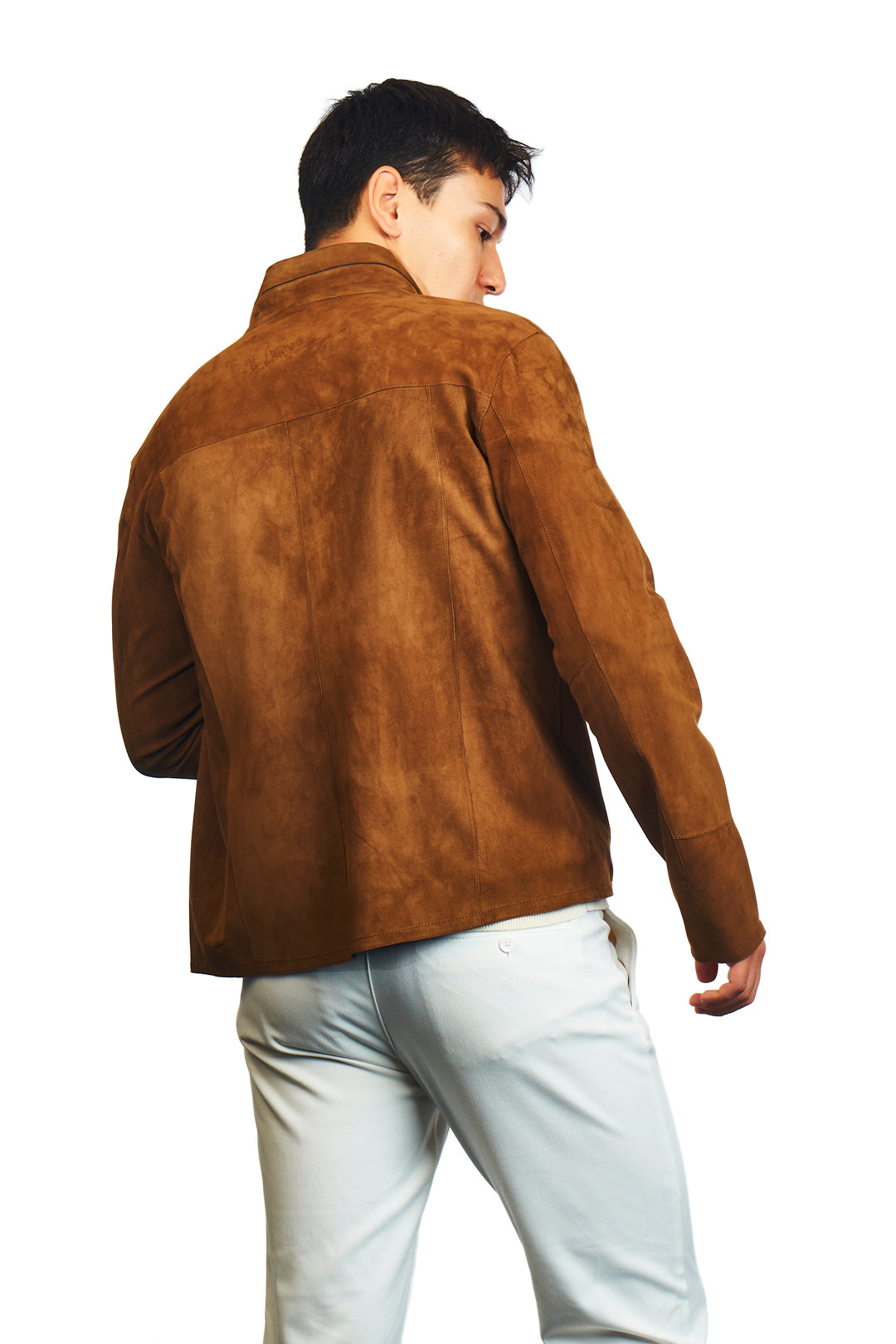 Troya Reversible Suede Leather Jacket