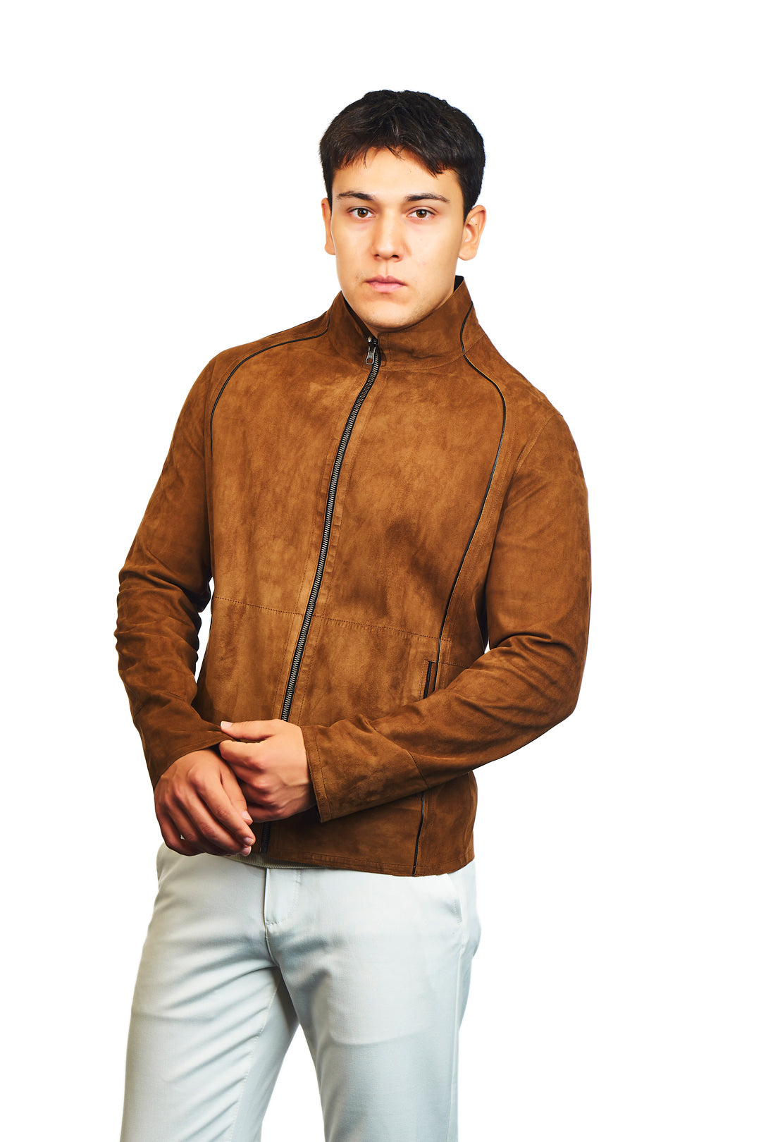 Troya Reversible Suede Leather Jacket