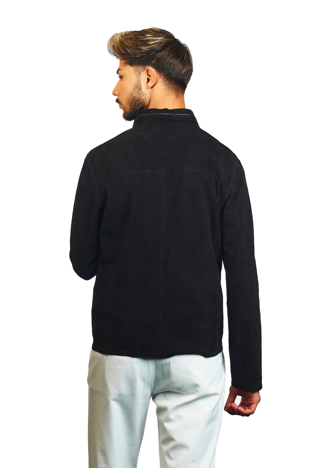 Troya Reversible Suede Leather Jacket