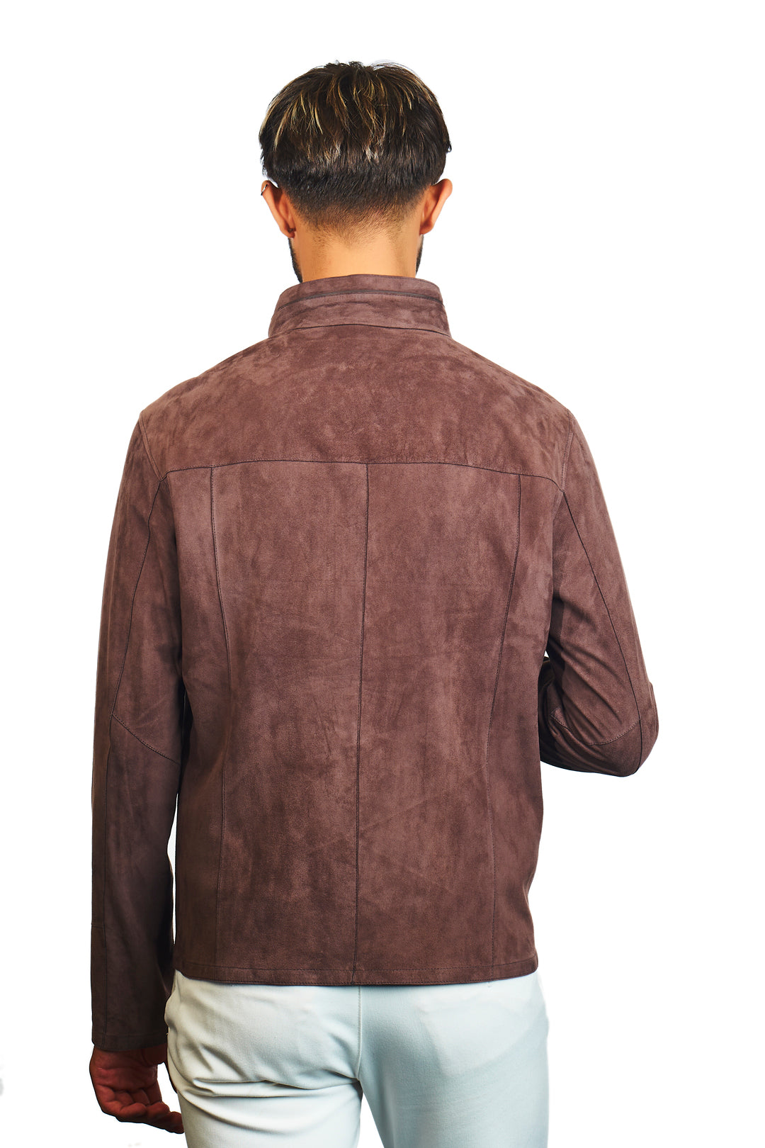 Troya Reversible Suede Leather Jacket
