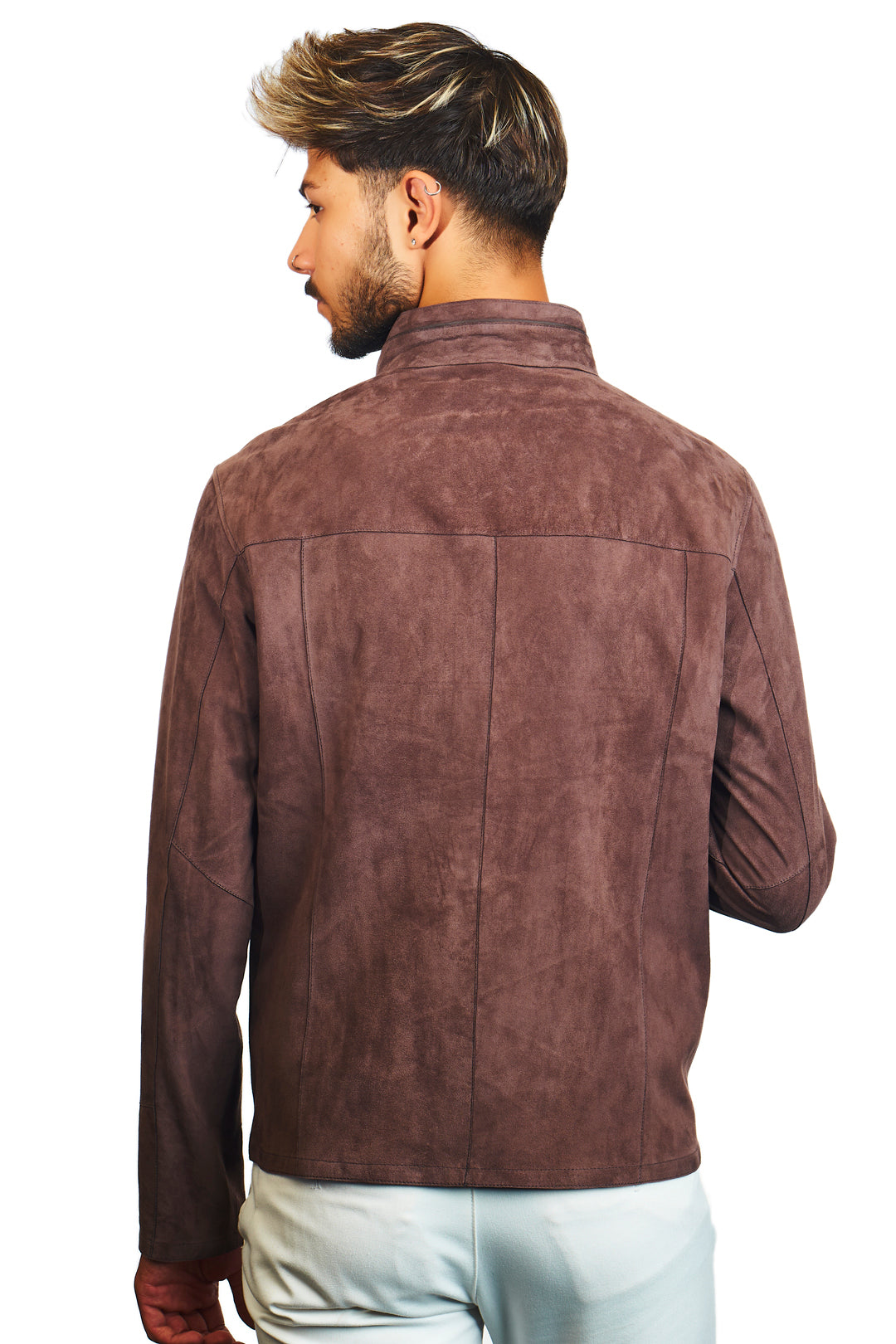 Troya Reversible Suede Leather Jacket