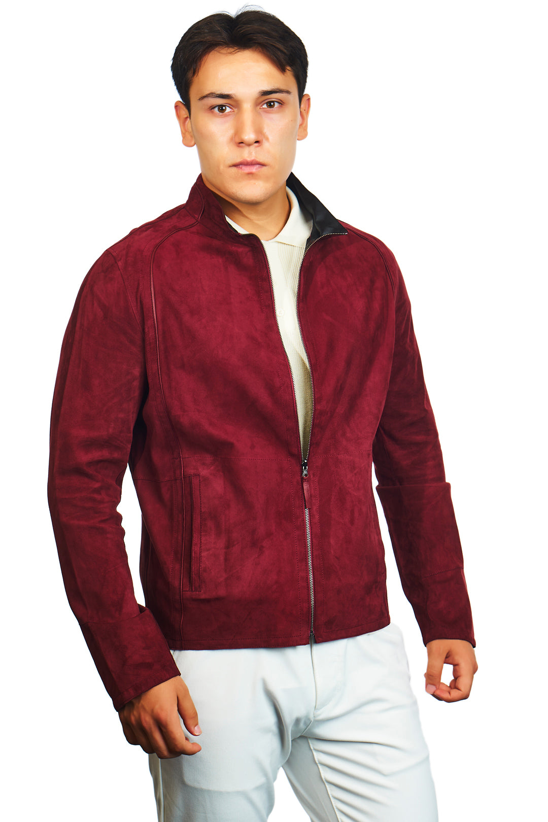 Troya Reversible Suede Leather Jacket
