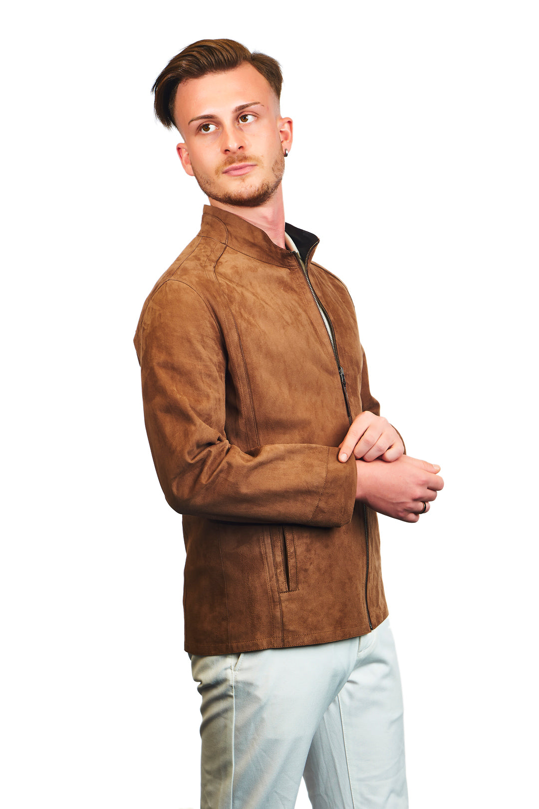 Troya Reversible Suede Leather Jacket
