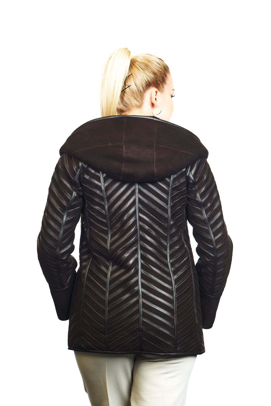 Freya Reversible Merino Napa Blend Leather Coat