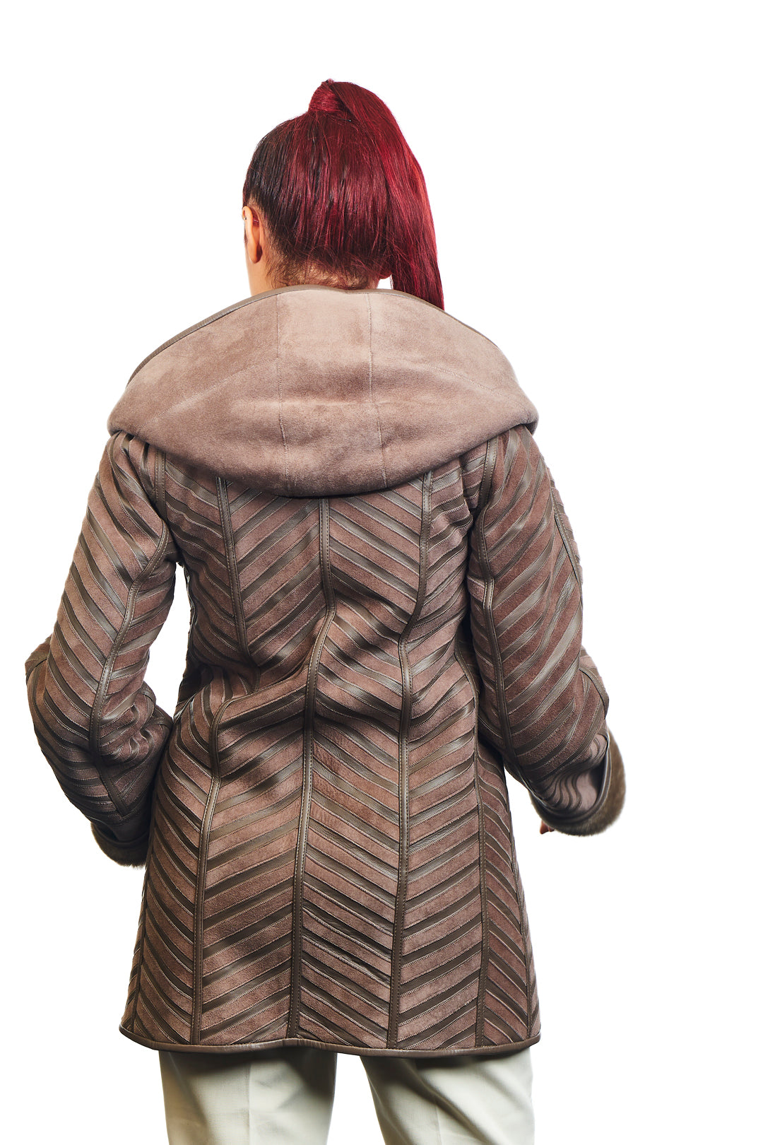 Freya Reversible Merino Napa Blend Leather Coat