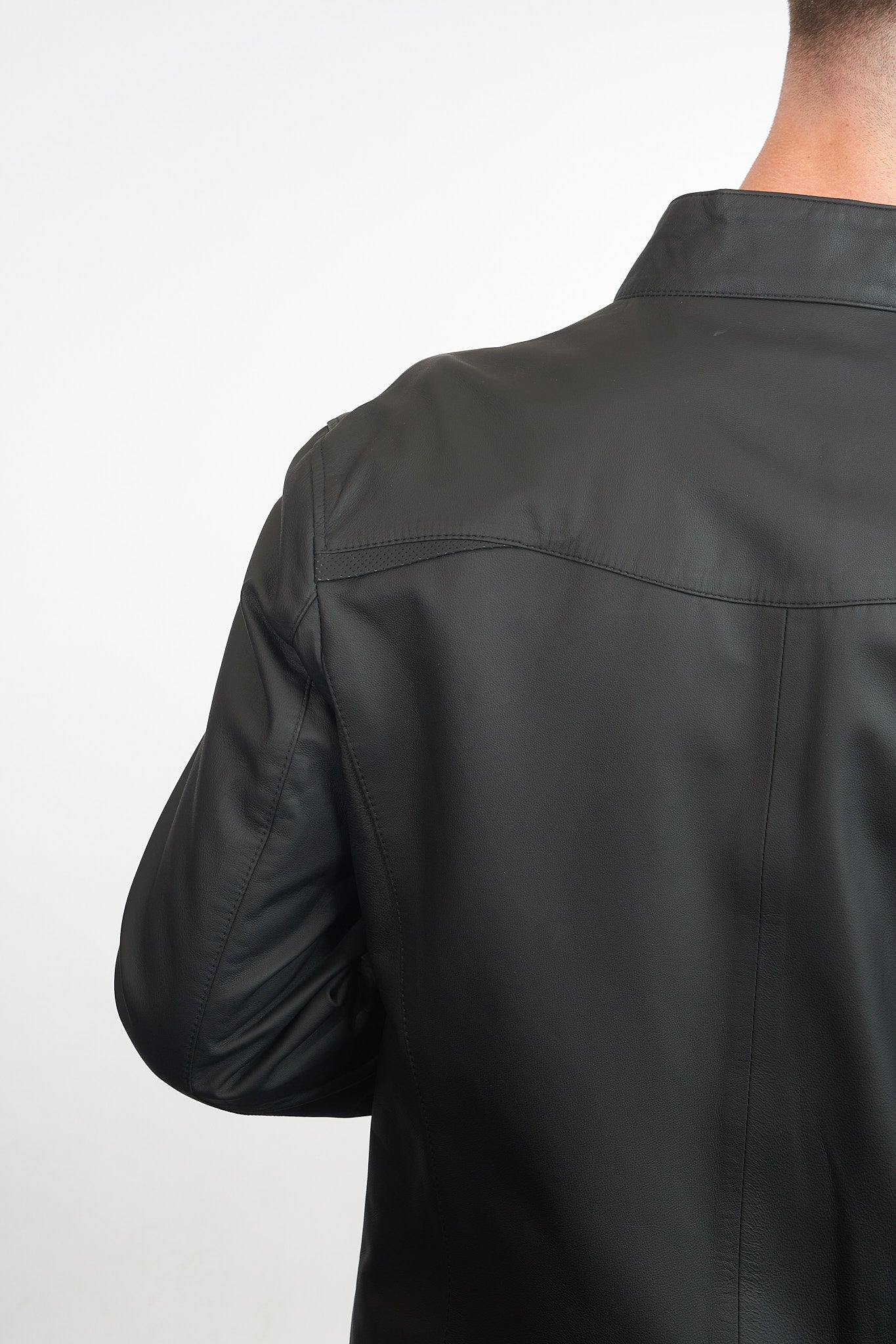 Metropolis Reversible Leather Jacket