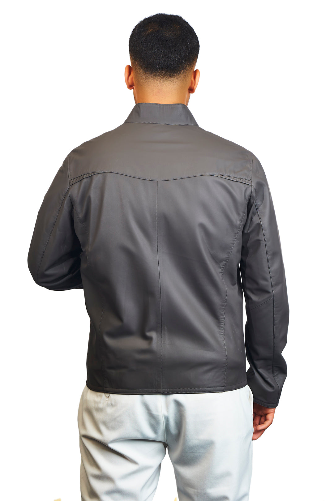 Metropolis Reversible Leather Jacket