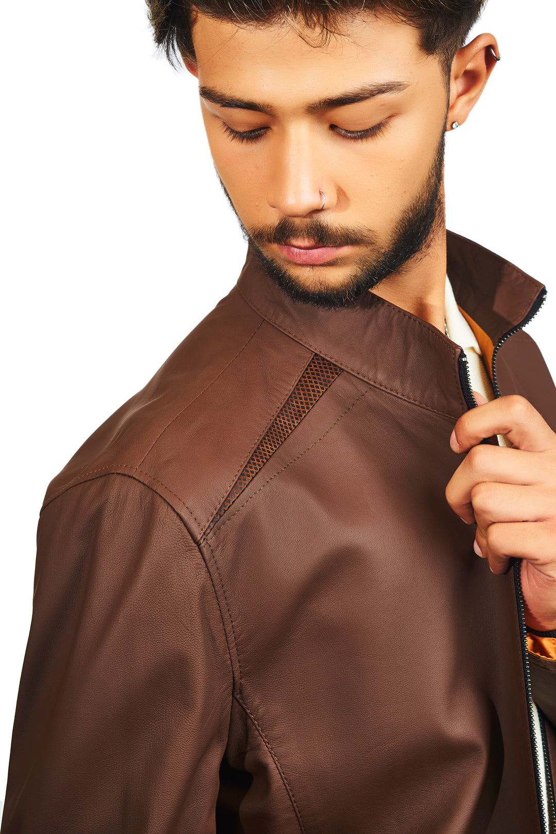 Metropolis Reversible Leather Jacket