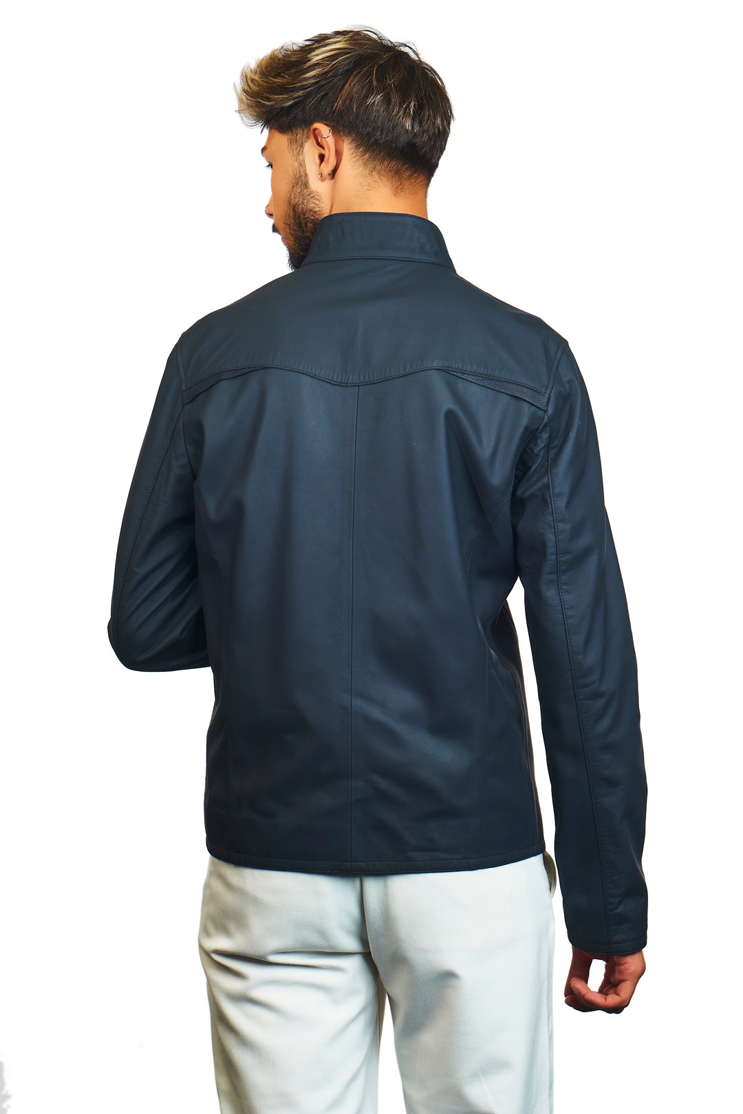 Metropolis Reversible Leather Jacket