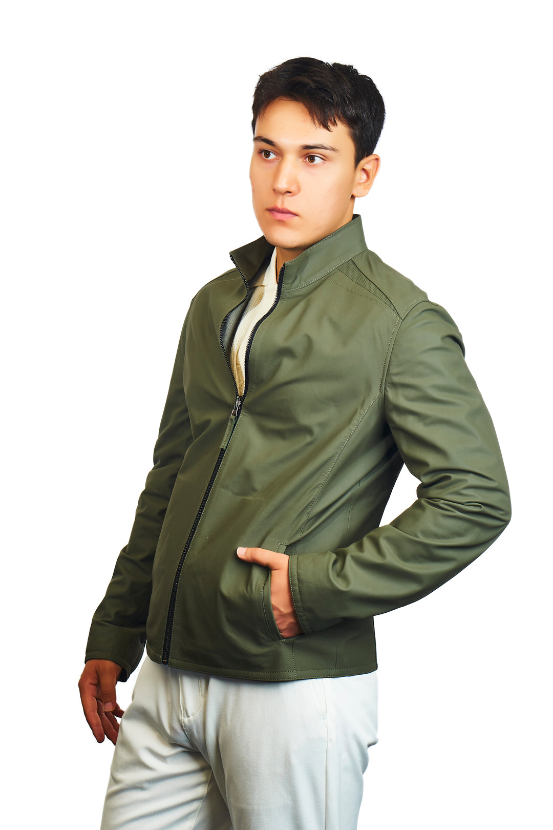 Metropolis Reversible Leather Jacket