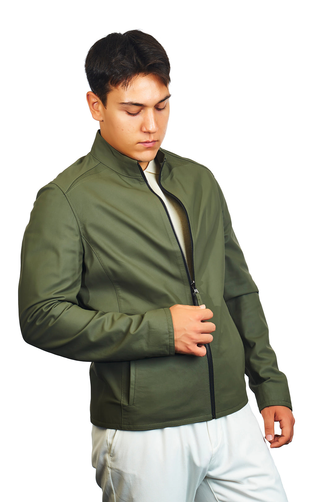 Metropolis Reversible Leather Jacket