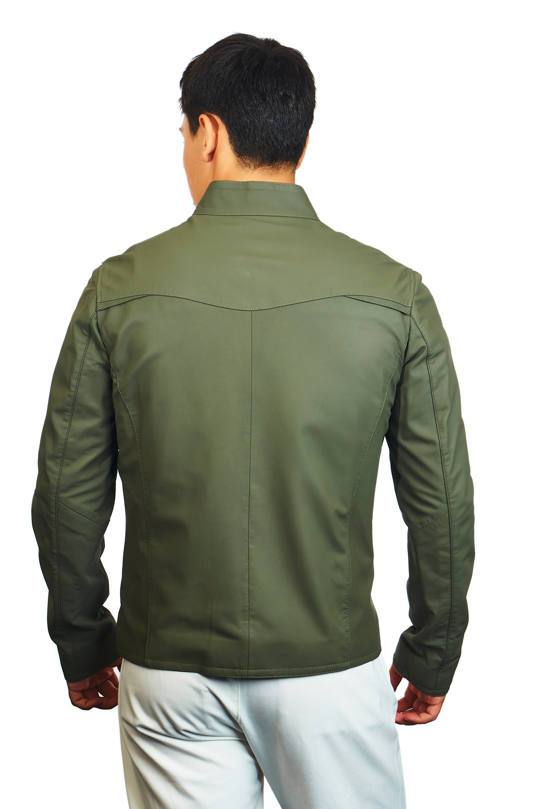 Metropolis Reversible Leather Jacket
