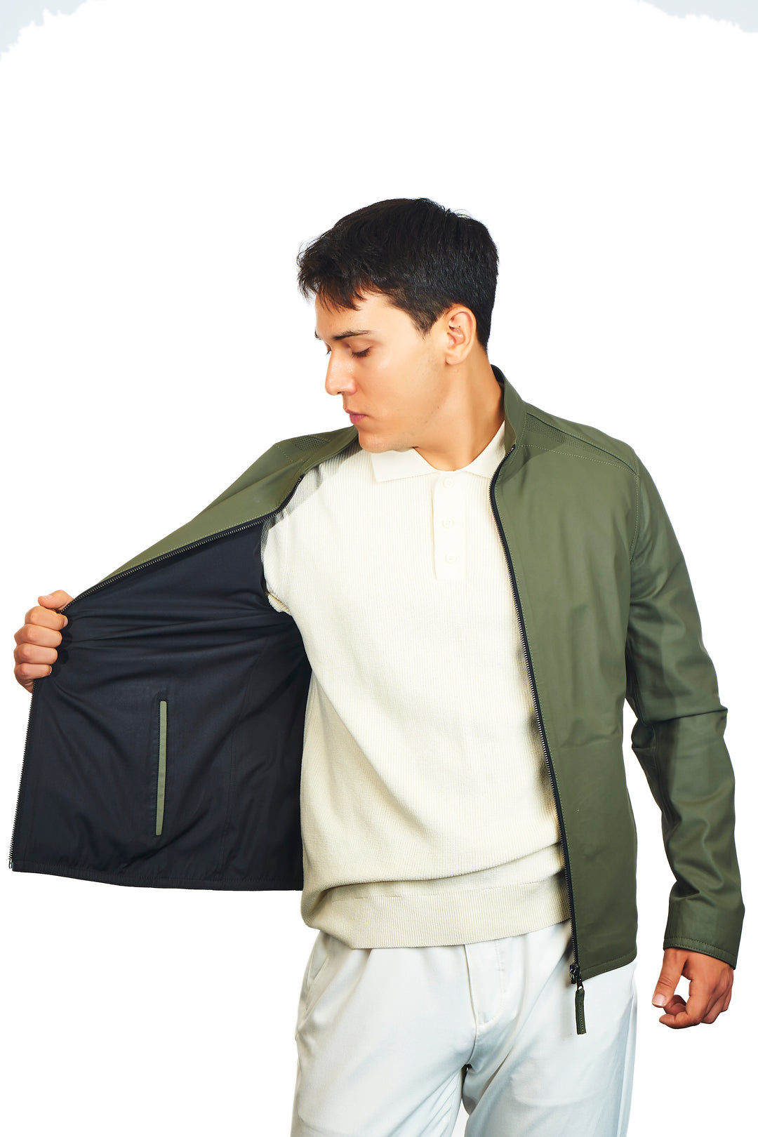 Metropolis Reversible Leather Jacket