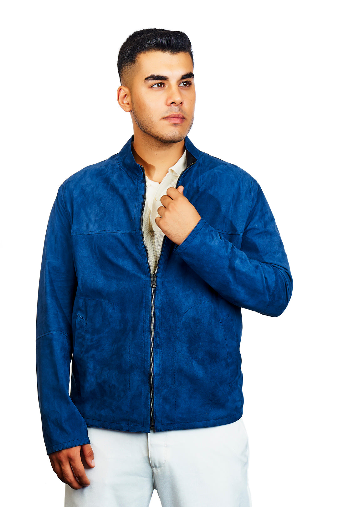 Smyrna Reversible Suede Leather Jacket