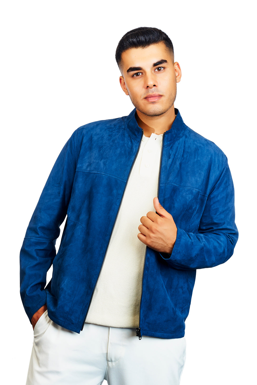 Smyrna Reversible Suede Leather Jacket