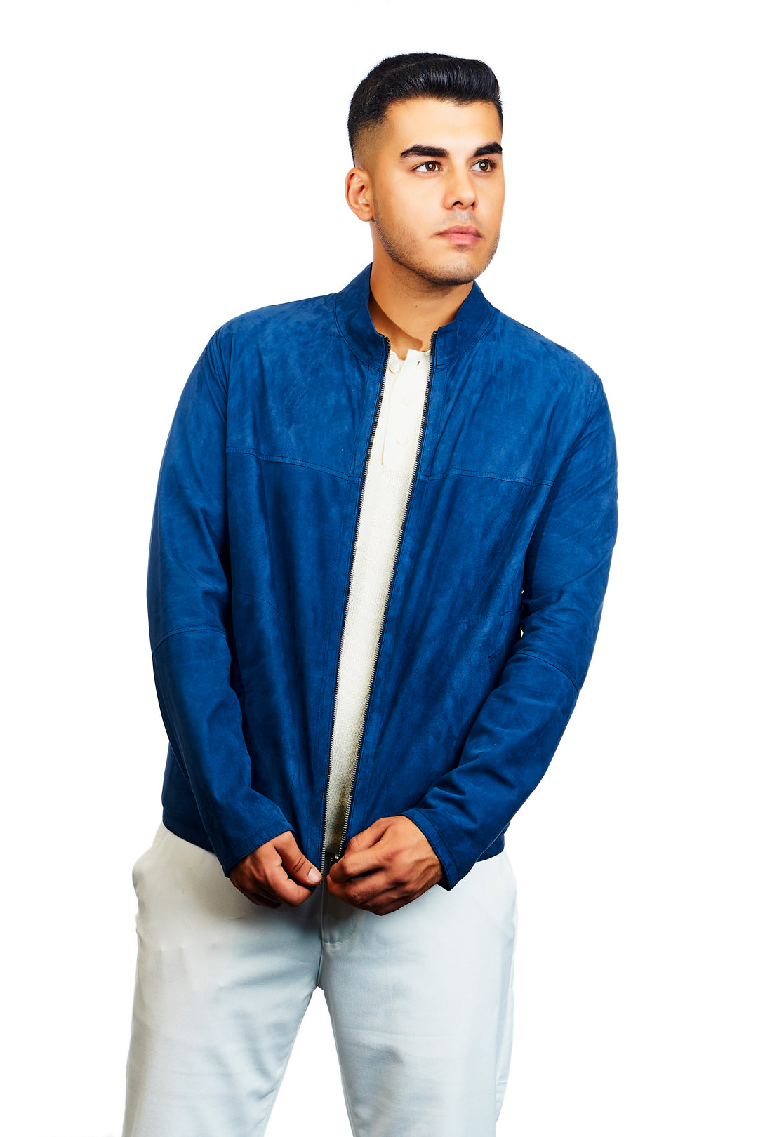 Smyrna Reversible Suede Leather Jacket