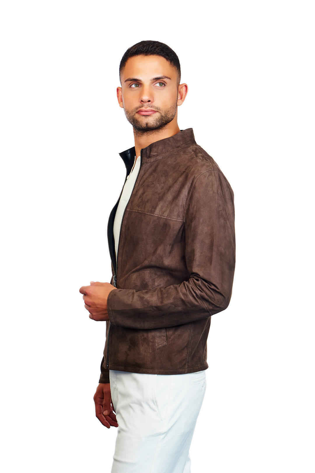 Smyrna Reversible Suede Leather Jacket