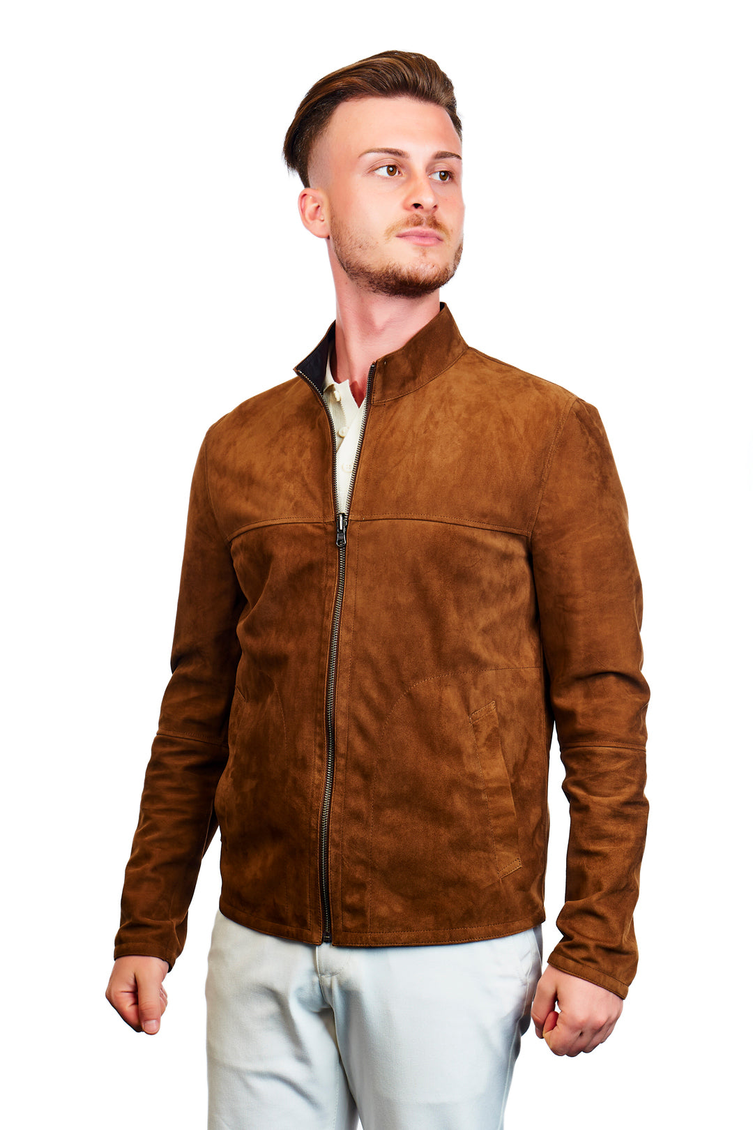 Smyrna Reversible Suede Leather Jacket