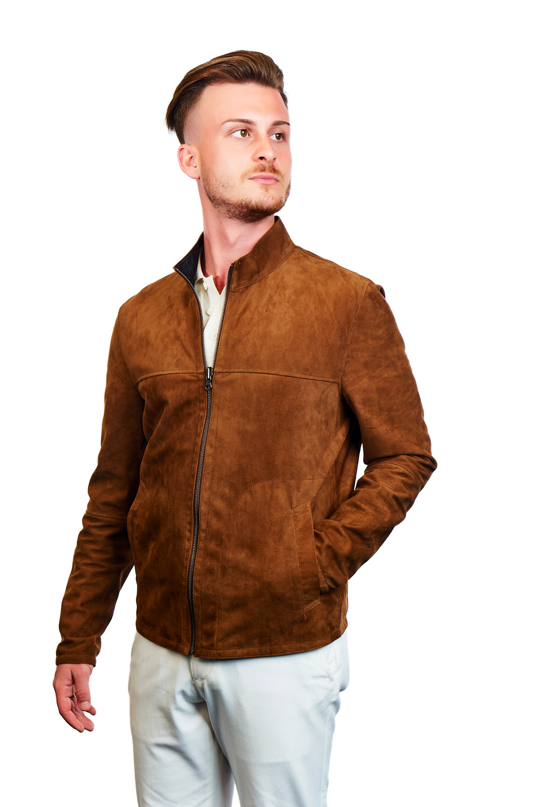Smyrna Reversible Suede Leather Jacket