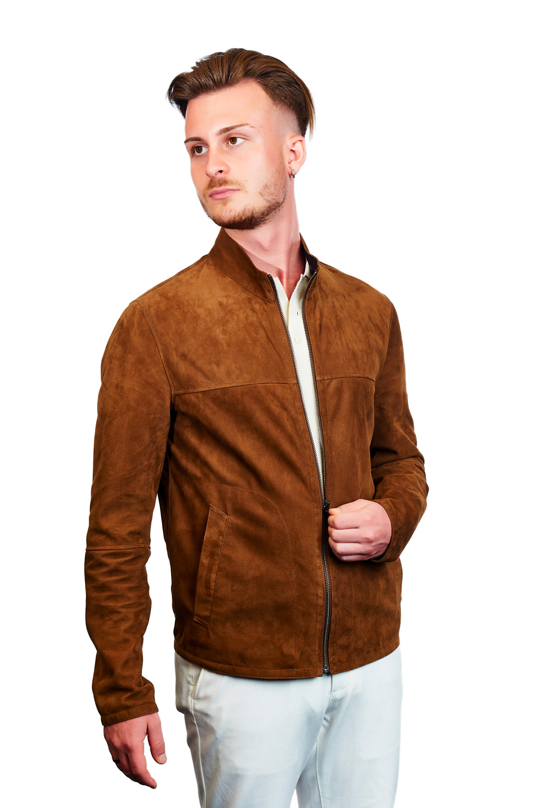 Smyrna Reversible Suede Leather Jacket