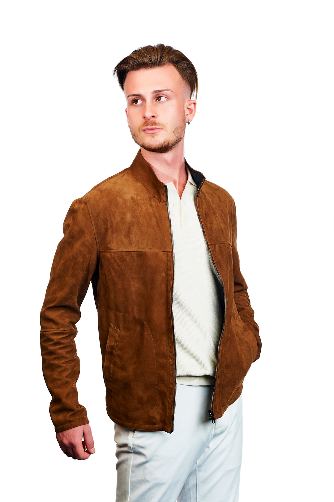 Smyrna Reversible Suede Leather Jacket