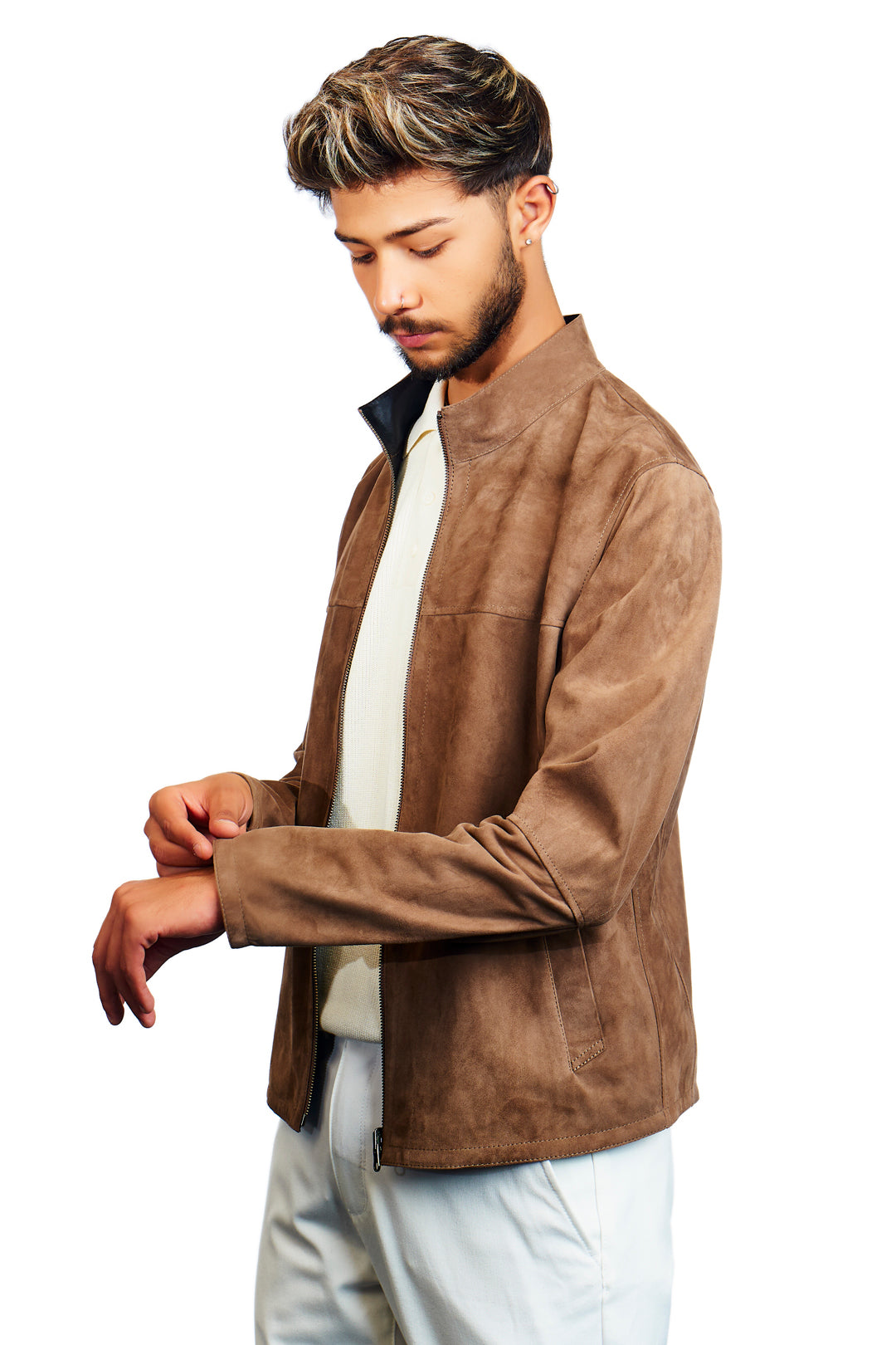 Smyrna Reversible Suede Leather Jacket