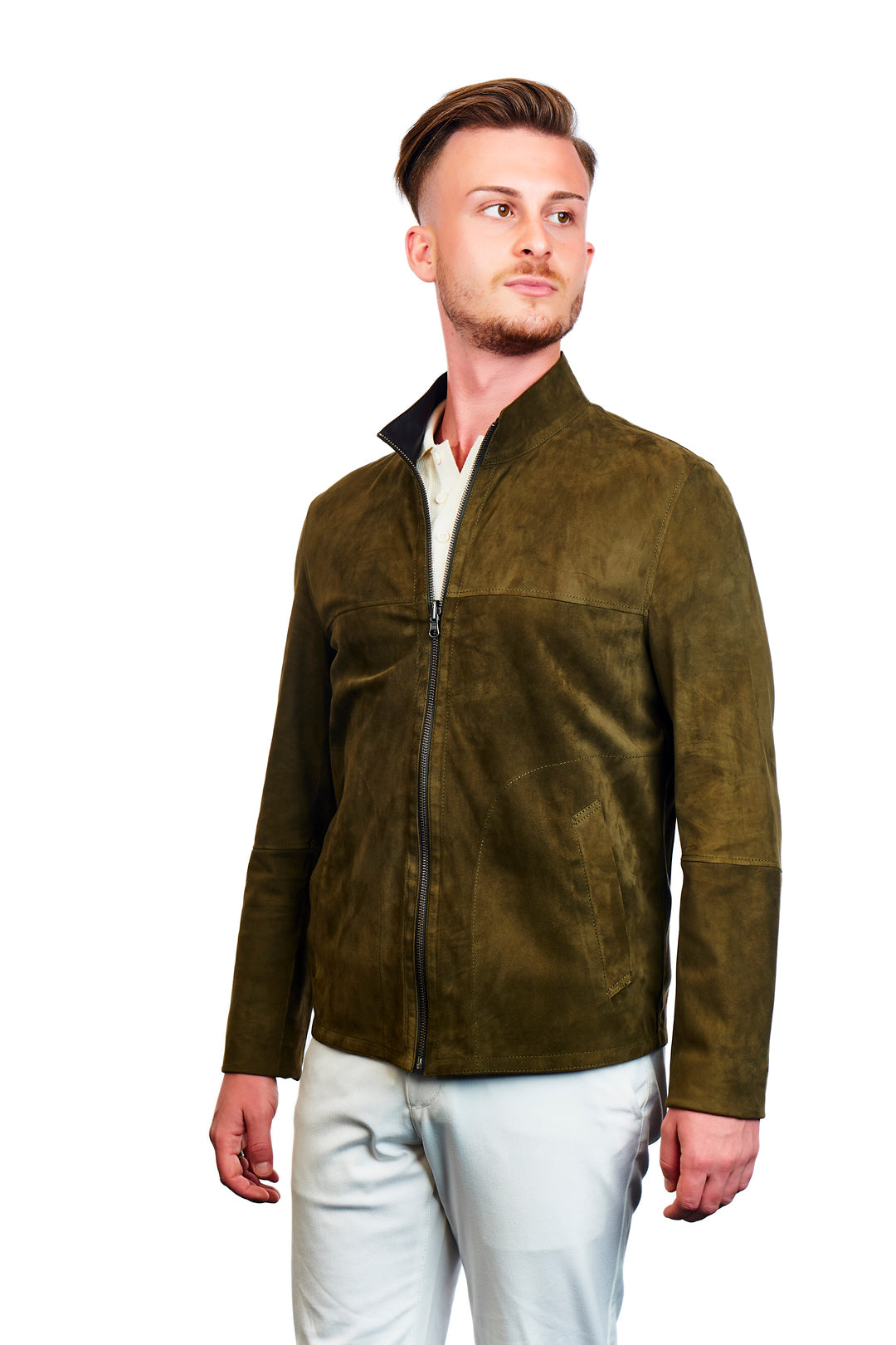 Smyrna Reversible Suede Leather Jacket
