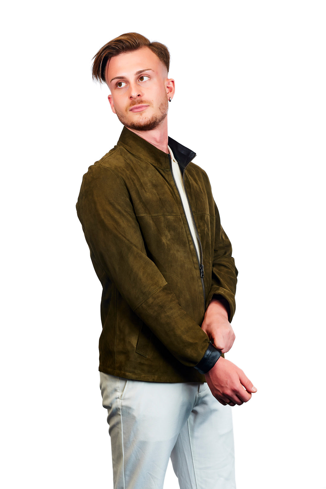 Smyrna Reversible Suede Leather Jacket