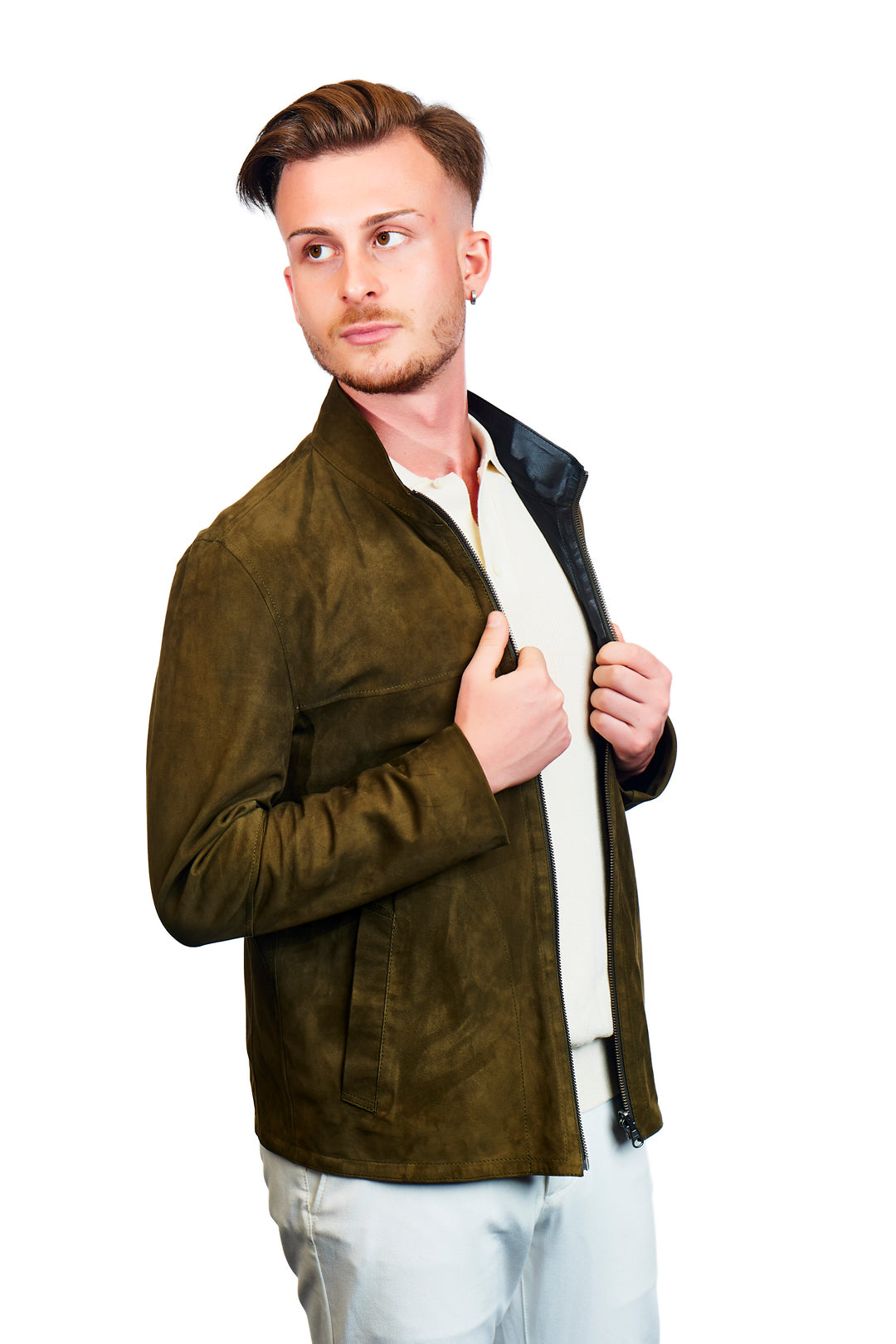 Smyrna Reversible Suede Leather Jacket