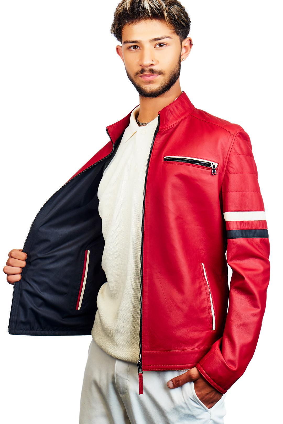 Hyperion Reversible Leather Jacket