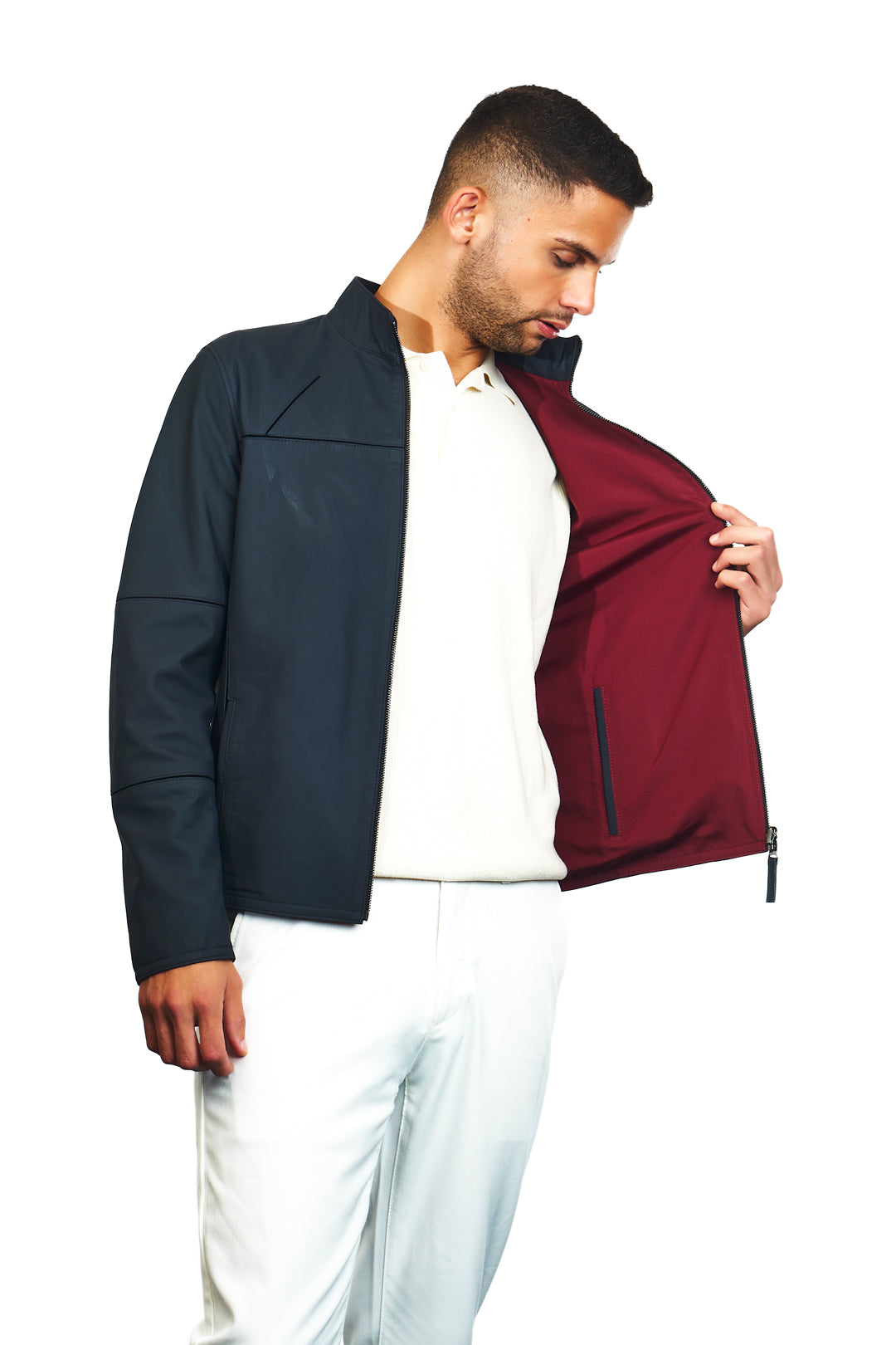 Apollon Reversible Leather Jacket