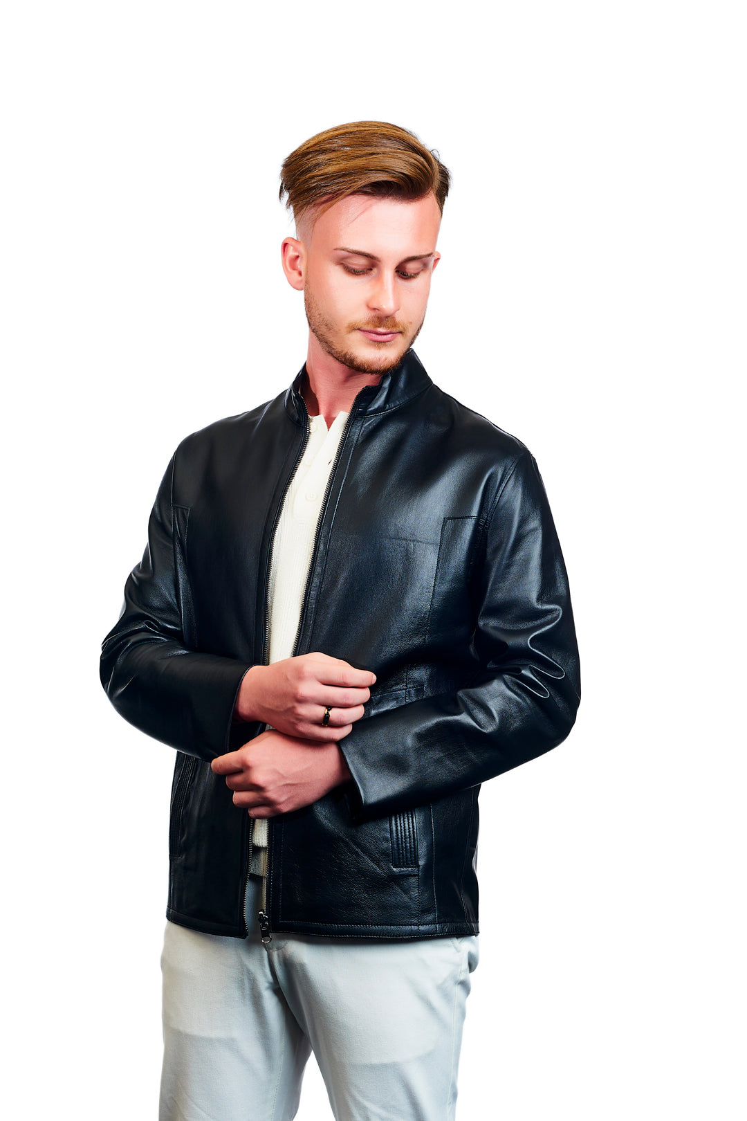 Hector Reversible Leather Jacket