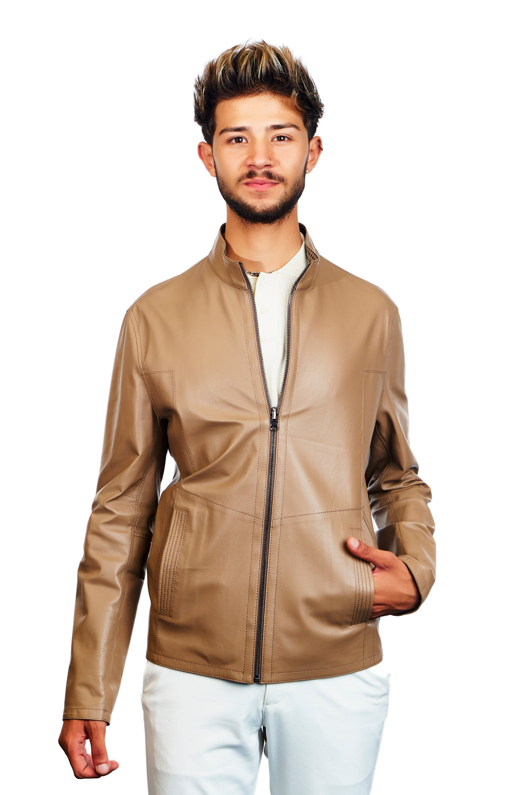 Hector Reversible Leather Jacket