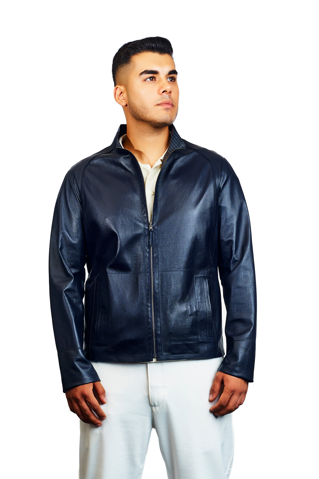 Midas Reversible Leather Jacket