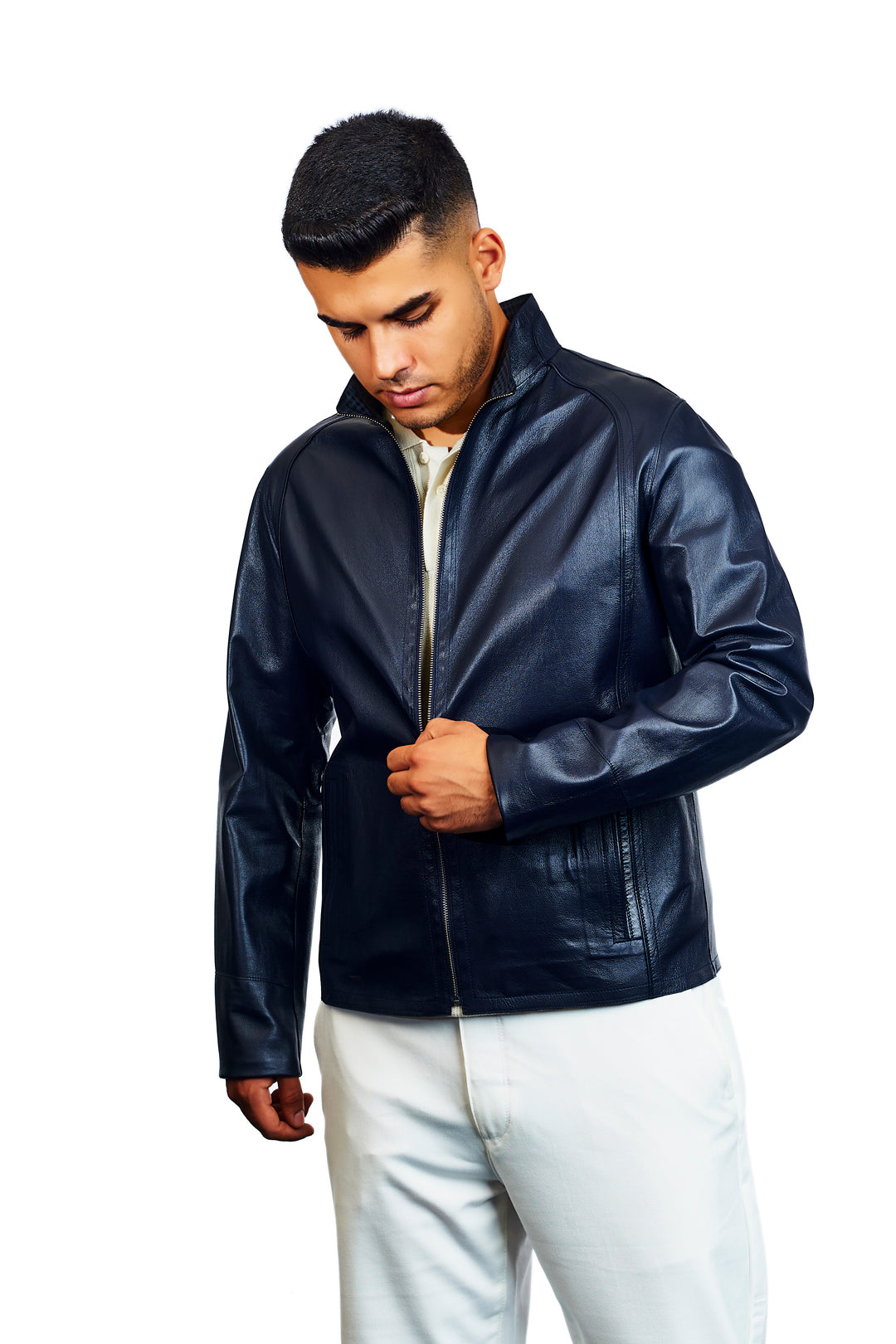 Midas Reversible Leather Jacket