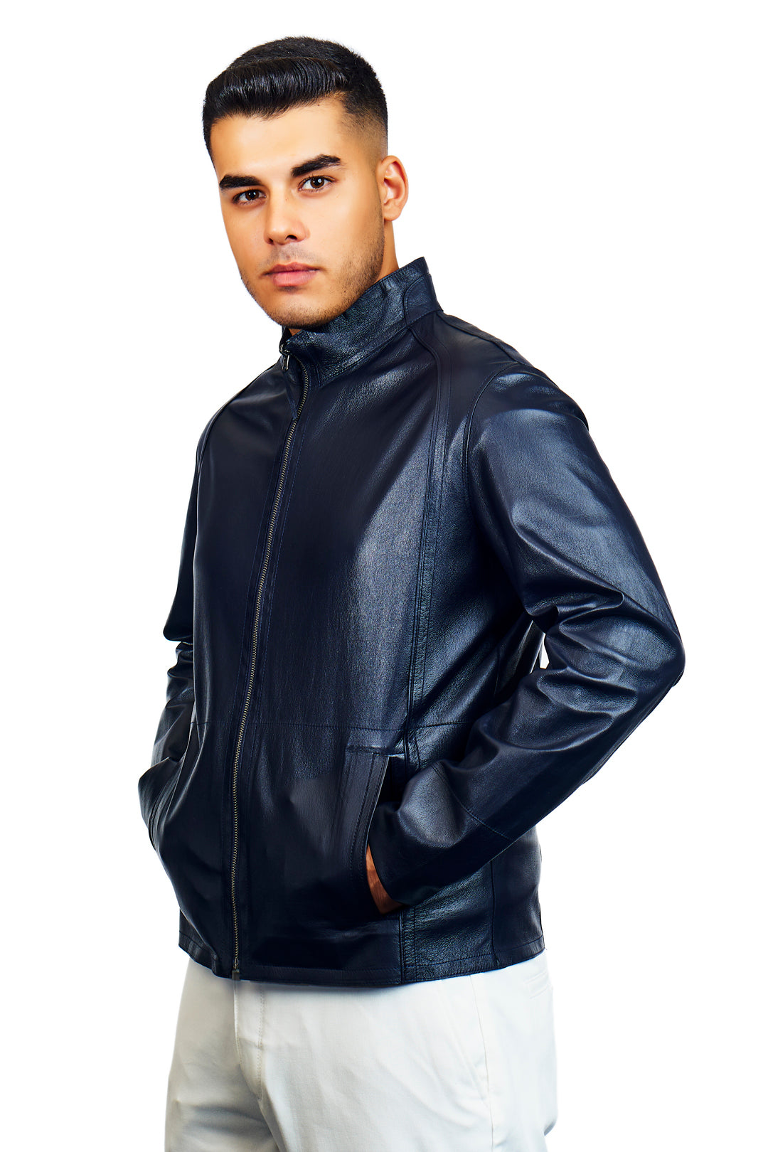 Midas Reversible Leather Jacket