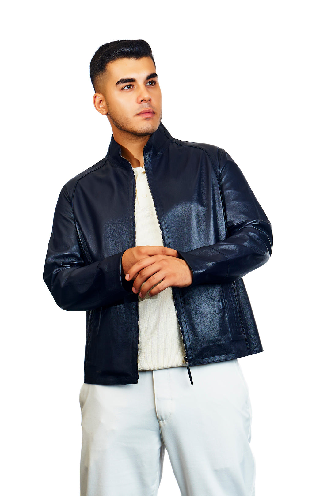 Midas Reversible Leather Jacket