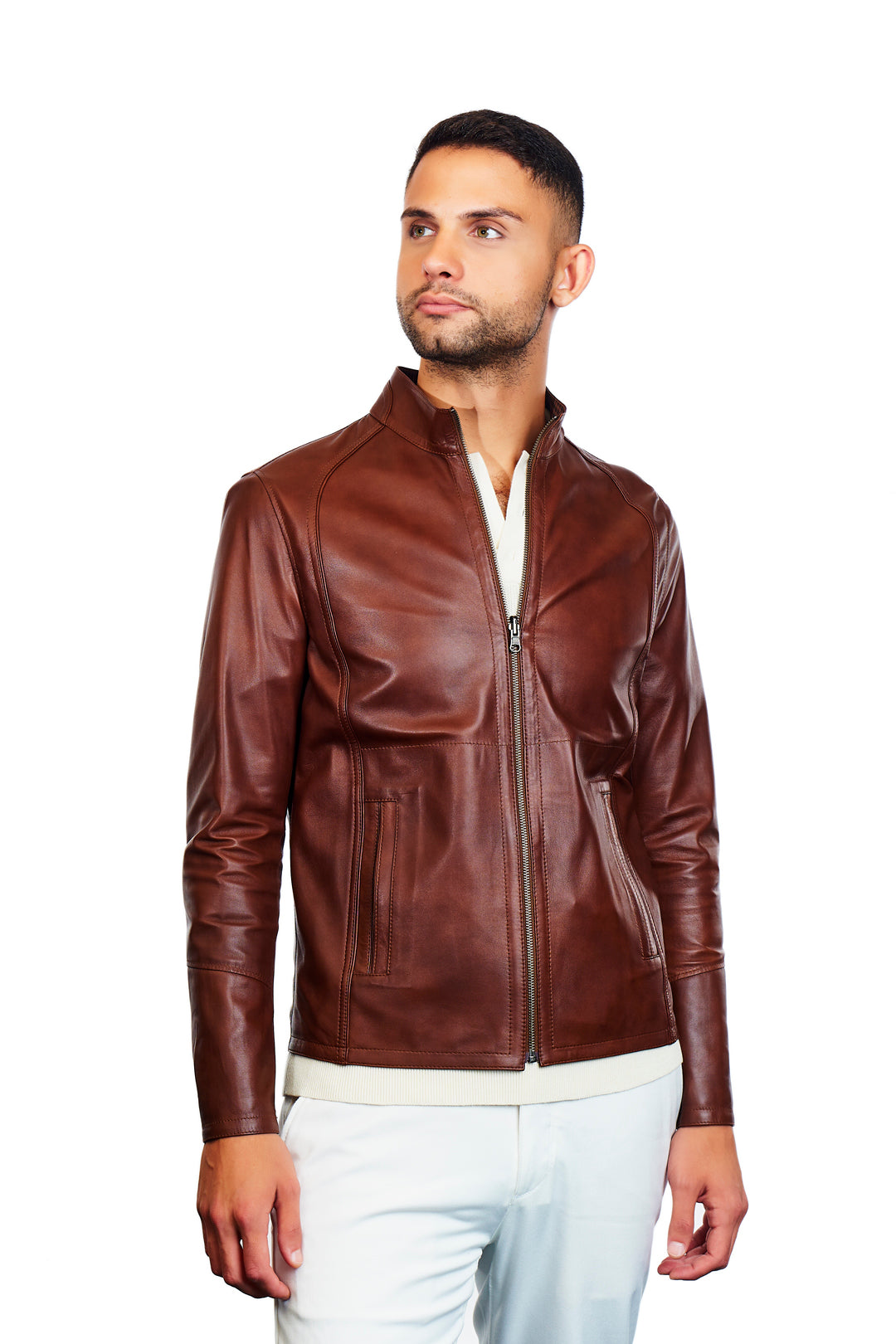 Midas Reversible Leather Jacket