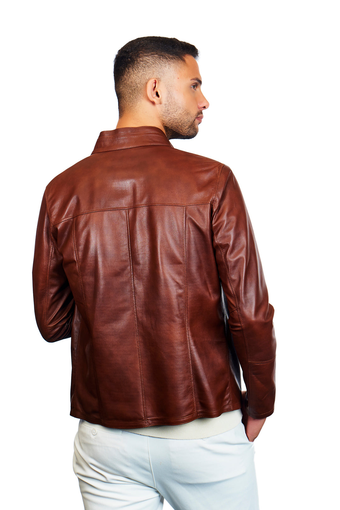 Midas Reversible Leather Jacket